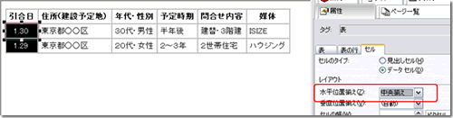 中央に配置